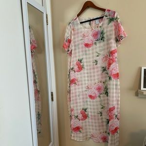NWT gorgeous floral swim cover up .